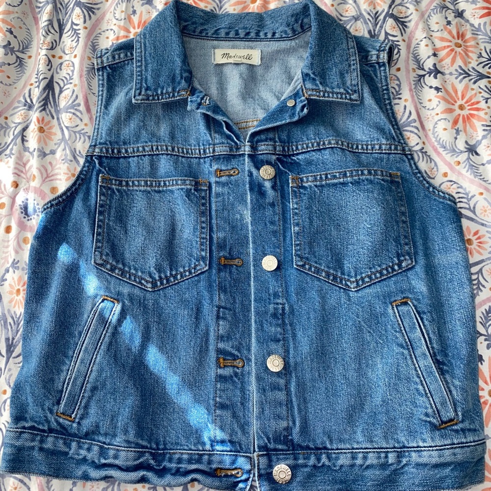 MADEWELL pocket jean vest